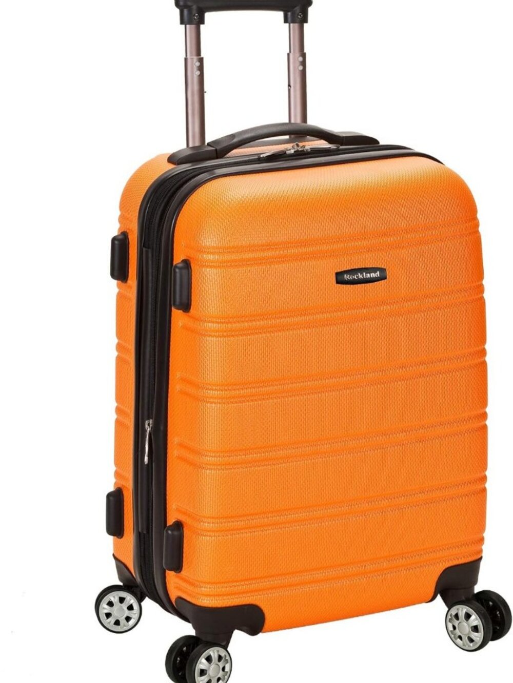 Expandable Hardside Spinner Carry-On Luggage 20" - Lightweight, Durable, Orange